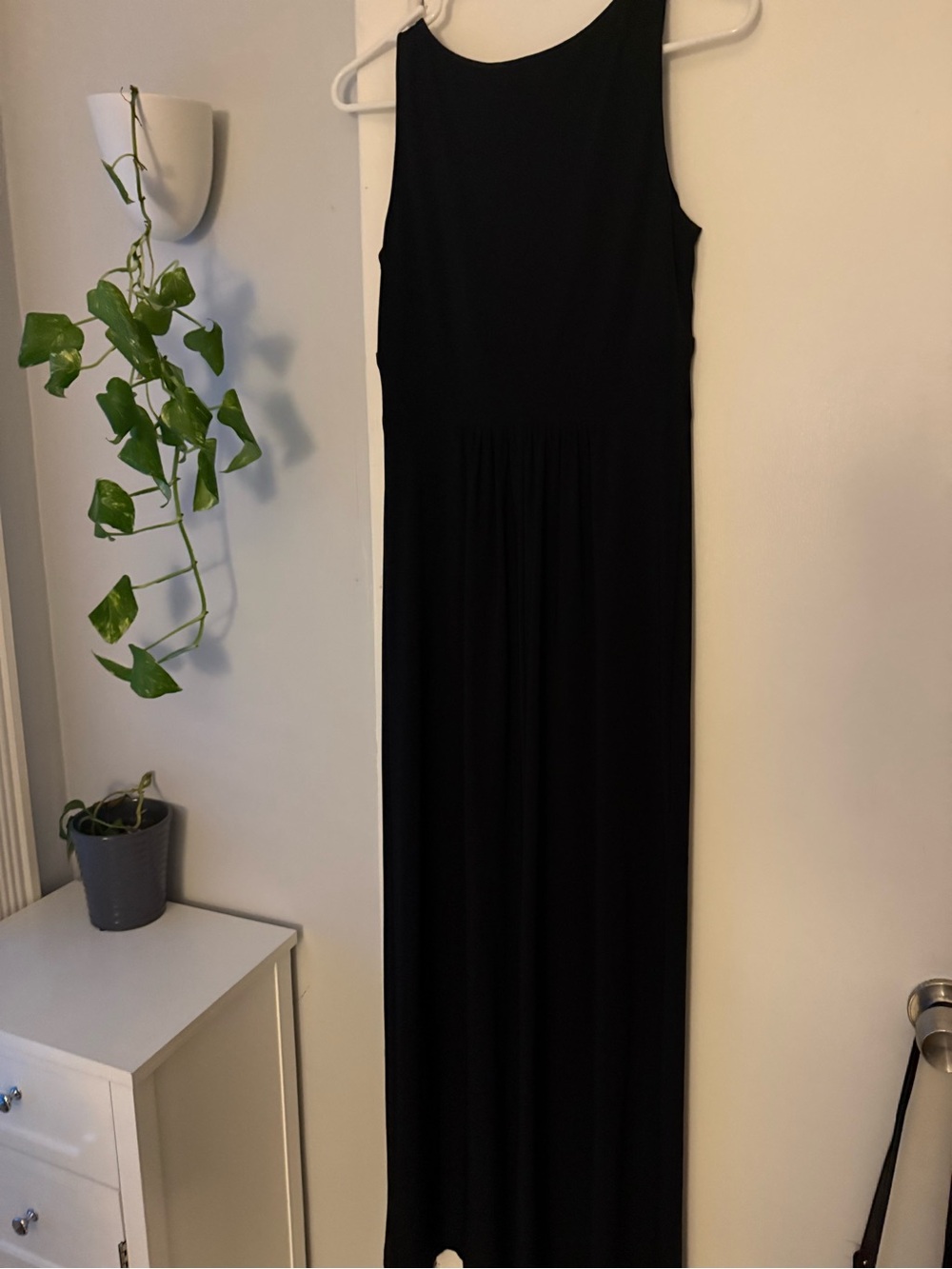 Lauren Ralph Lauren Black Sleeveless Wrap-Front Maxi Dress - Picture 6 of 6